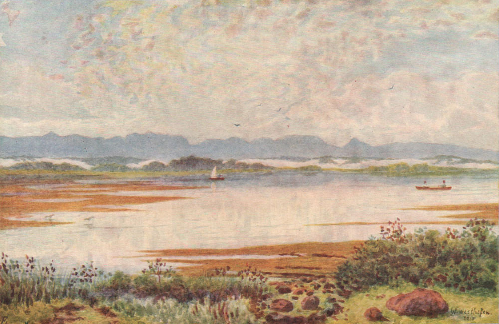 At Lakeside, looking South-East, Cape Town, by William Westhofen 1910 print